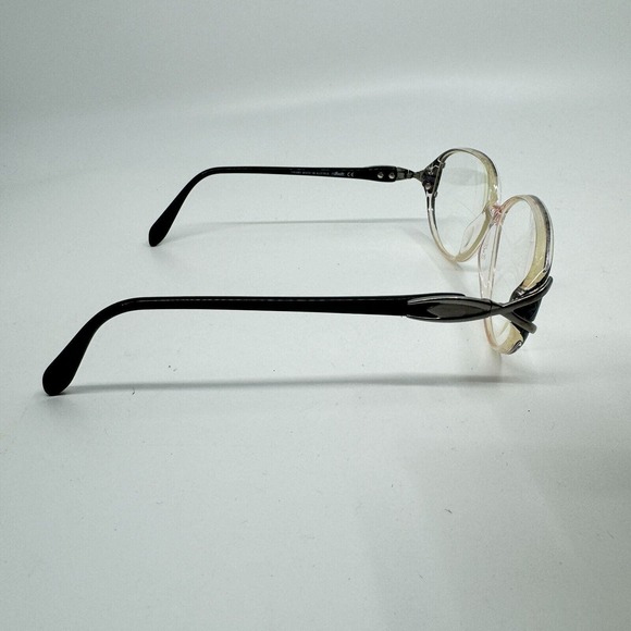 SILHOUETTE SPX M 1883 /20 6060 54-12 Clear Black Eyeglasses H10298 - Picture 4 of 7